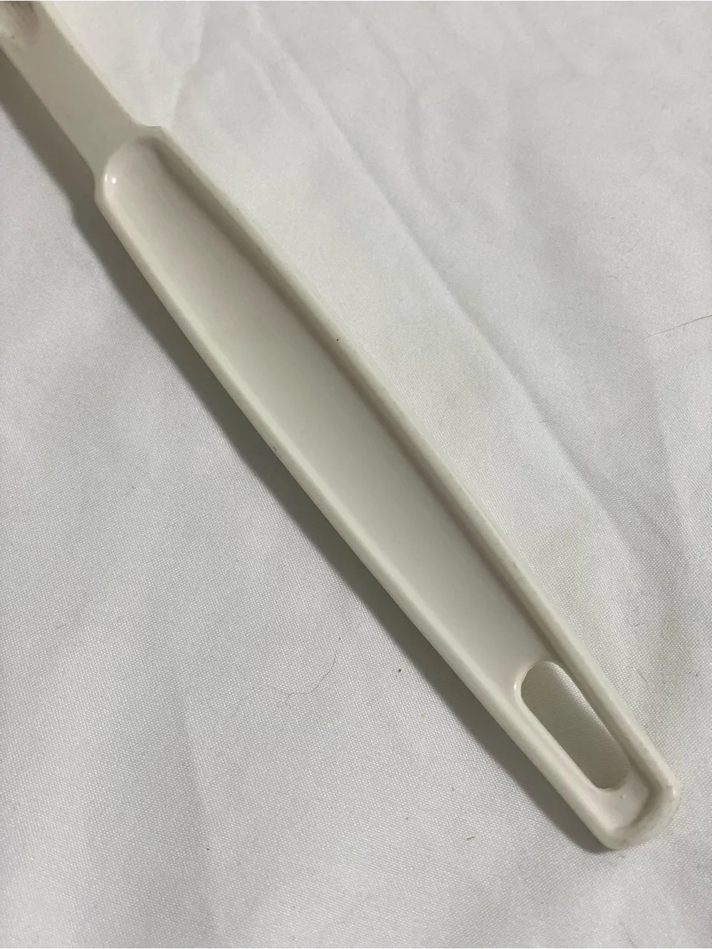 VTG EKCO White Plastic Pasta Spaghetti Server Spoon Solid Dishwasher Safe USA